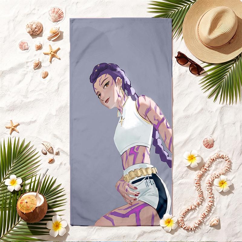 rumi Soft Beach Towel Stylish Beach Pool Towel for Summer Seaside Vacation Travel