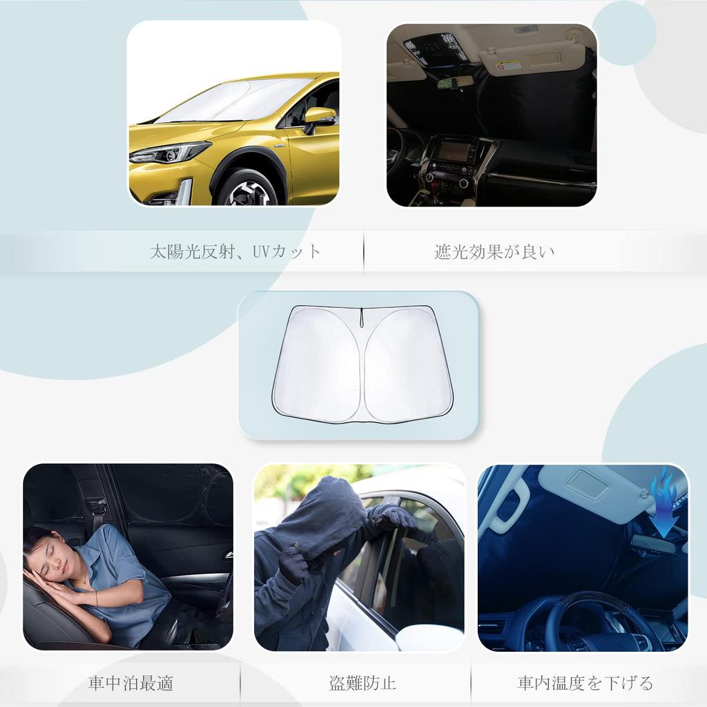 CDEFG 2017 Subaru XV Crosstrek 3rd Generation Sun Shade SUBARU GT Series GT3/GT7/GTE Type