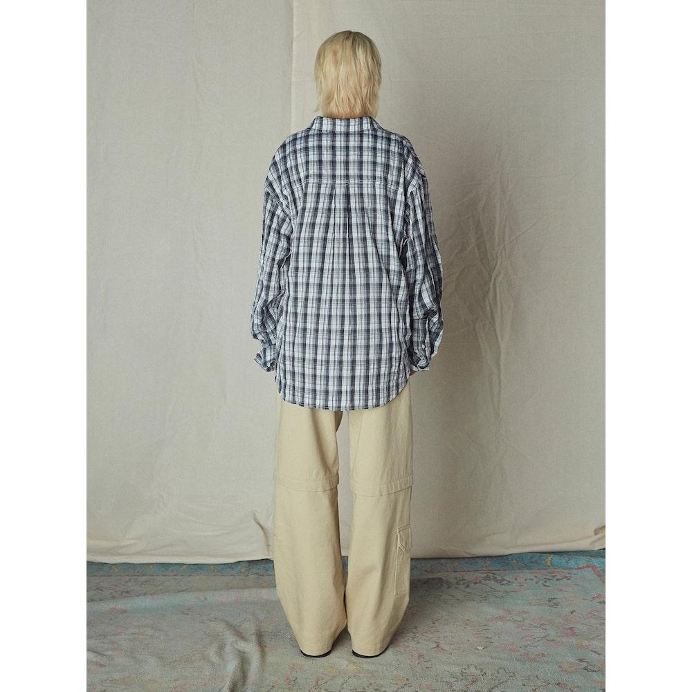 Saendeusaundeu Twoway Utility Cargo Pants Beige