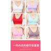 Plus Size Wire Free Vest Style Comfortable Thin Sports Bra For Mature Women