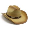 Western Cowboy Hat Men'S Outdoor Straw Hat Versatile Tide Spray Paint Straw Hat Men'S And Women'S Personalized Straw Hat