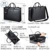 Sanwa Direct Business-Tasche Wasserdicht Schulter-Handtasche A4-Aufbewahrung 200-BAG067WP