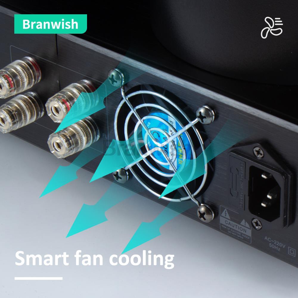 200W+200W High Power Hifi Fever Tube Amplifier Pre-stage Auido Speaker Amplifier Bluetooth 5.0 Support 4-8 Home Theater Speaker
