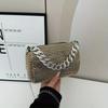 Sequin Evening Bag With Zipper, Suitable for going out to parties and weddings as a shiny clutch