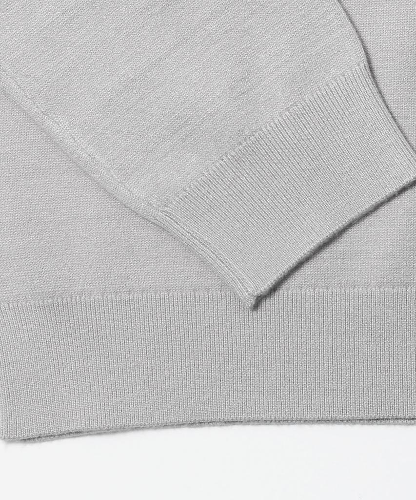 ADHOC Unisex Basic Round Neck Knit (Lt-Grey) (Hcalka3)
