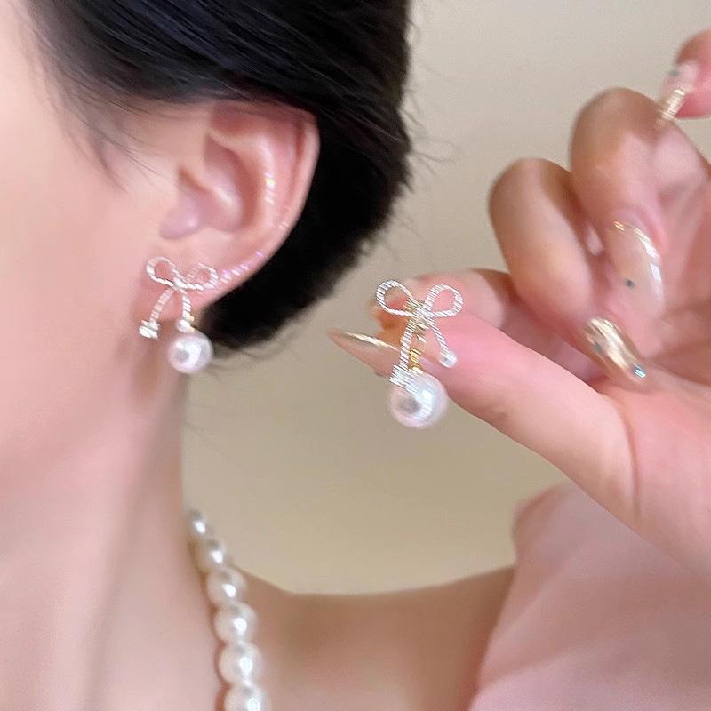 Korean Luxury Butterfly Tassel Earrings: Elegant, Versatile, Long Dangle Design with Silver Needles for Women