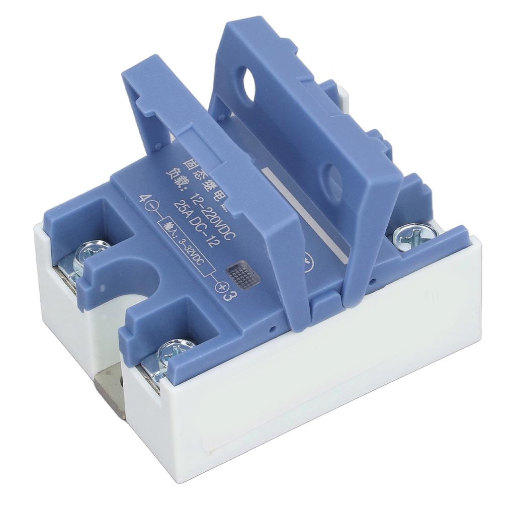 Single Phase Solid State Relay DC Control DC Voltage Regulator 3‑32V Input 12‑220V 25A Output