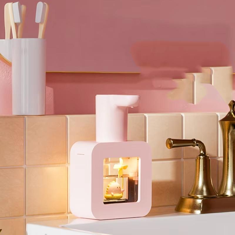 Soap dispenser 1PC intelligent automatic sensor children's electric foam hand sanitizer wall mounted desktop 400ML