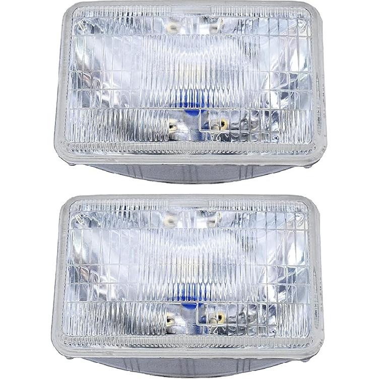 H6024 Super Vision Crystal Headlight, Halogen Sealed Beam Headlight, (7"" ROUND, 178MM) (110/130W), Replaces# H6024