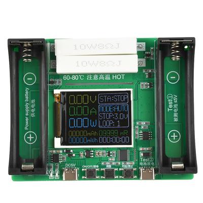 Typ-C LCD-Display Batteriekapazitätstester Lithiumbatterie Batterieleistung Detektormodul für 18650 Batterietester