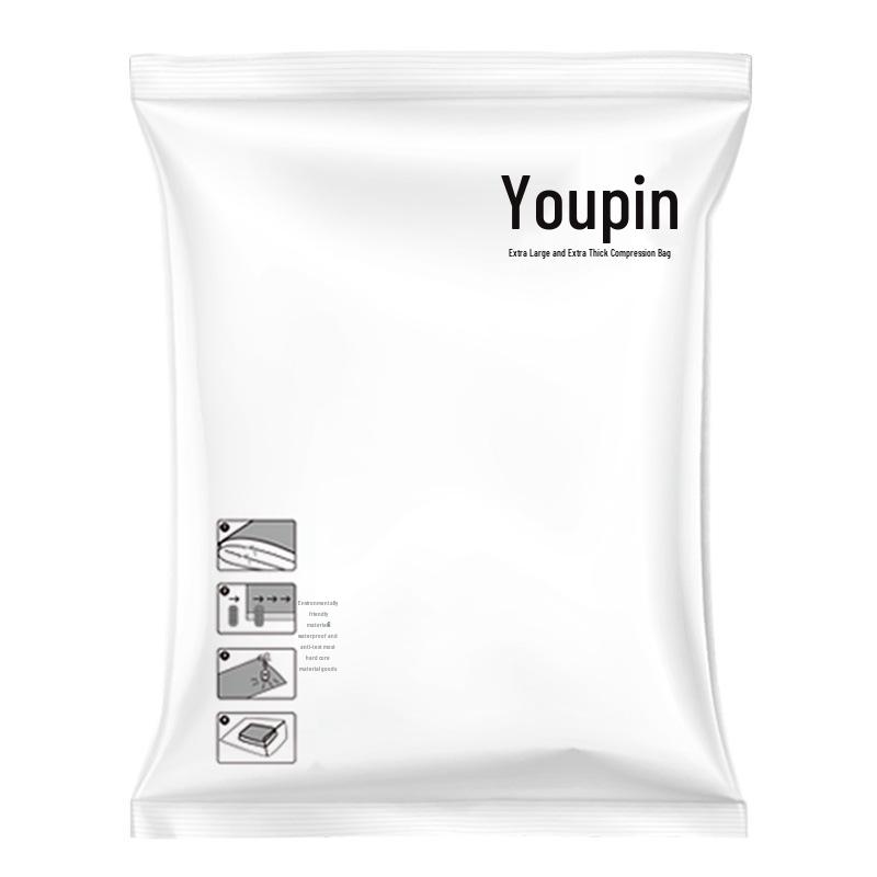 Sac de Depozitare cu Compresie prin Aspirare pentru Haine și Pilote