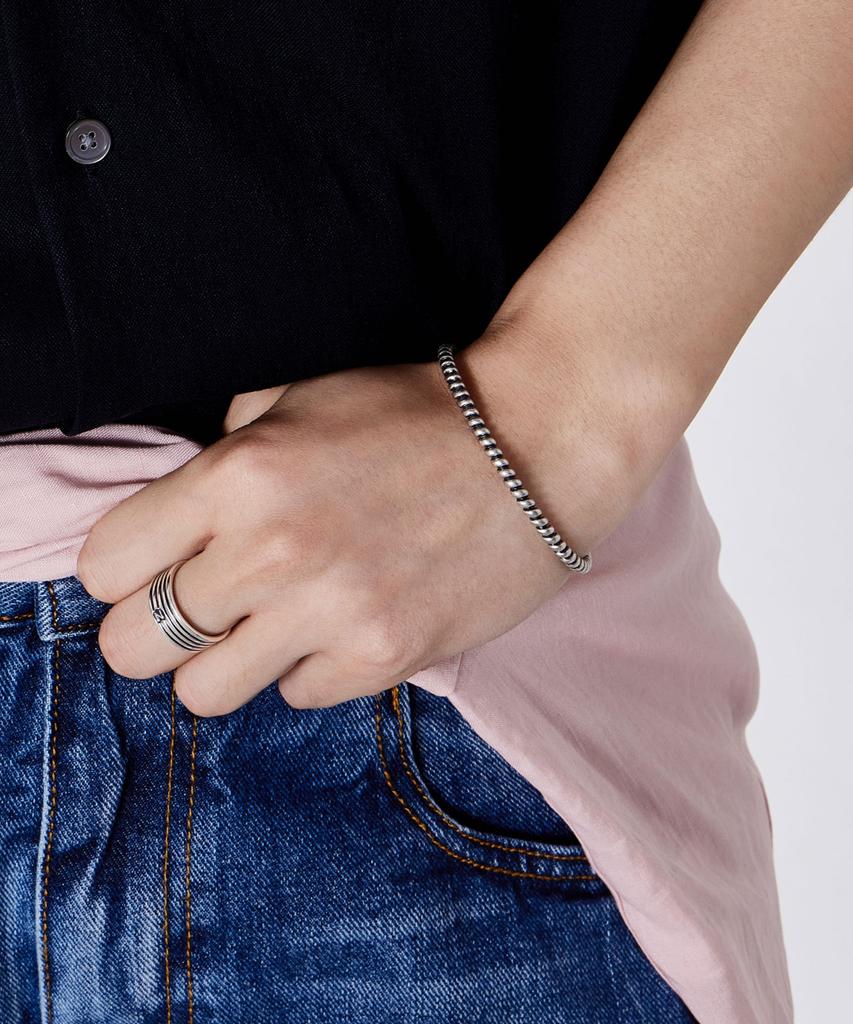Maz Antique Twist Spring Bangle