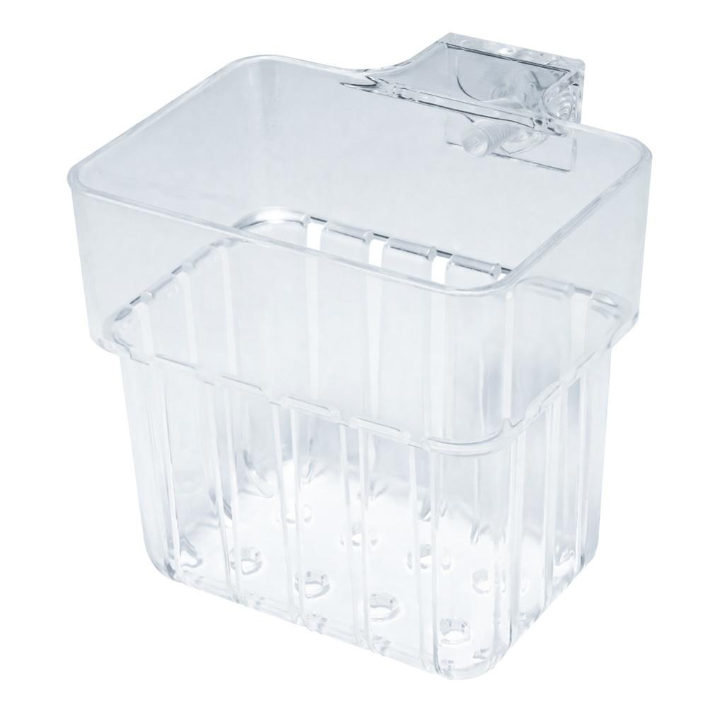 Set mit 8 transparenten Aquarienpflanzenhaltern mit Hängehaken, Kunststoff-Pflanzenkorb für Aquarium, Wasserpflanzen-Ausstellung