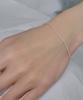 Postlude [Silver] Soft Shine Chain Bracelet (Slim)