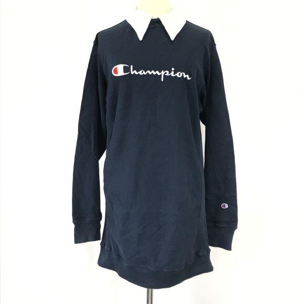 jouetie x Champion Reverse Weave Sweat Dress Collared Logo Women’s M Navy(USED)