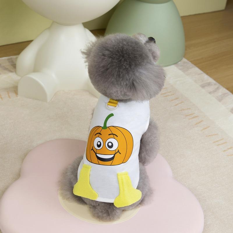1PC New Designer Pet Dogs Clothes Breathable Spring Summer Vest for Pets Funny Fruit Printing Unisex Sleeveless Cat Clothing
