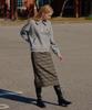 Yeoppe Car Check Skirt_Gray