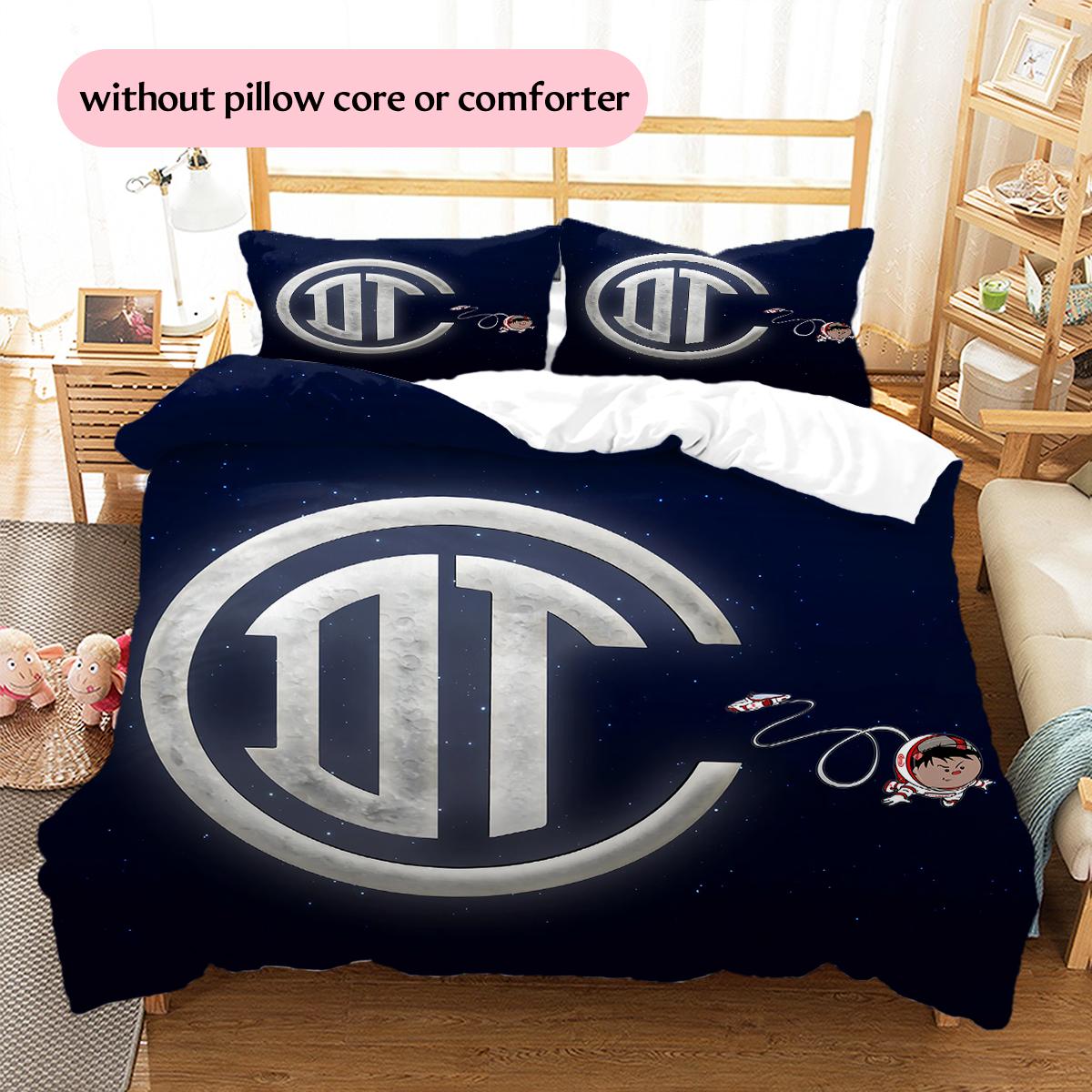 

Club Toluca Pattern Bedding Home Decoration Birthday & Festival Gift (1 * duvet cover + 2 * pillowcase, without core) 135x200cm