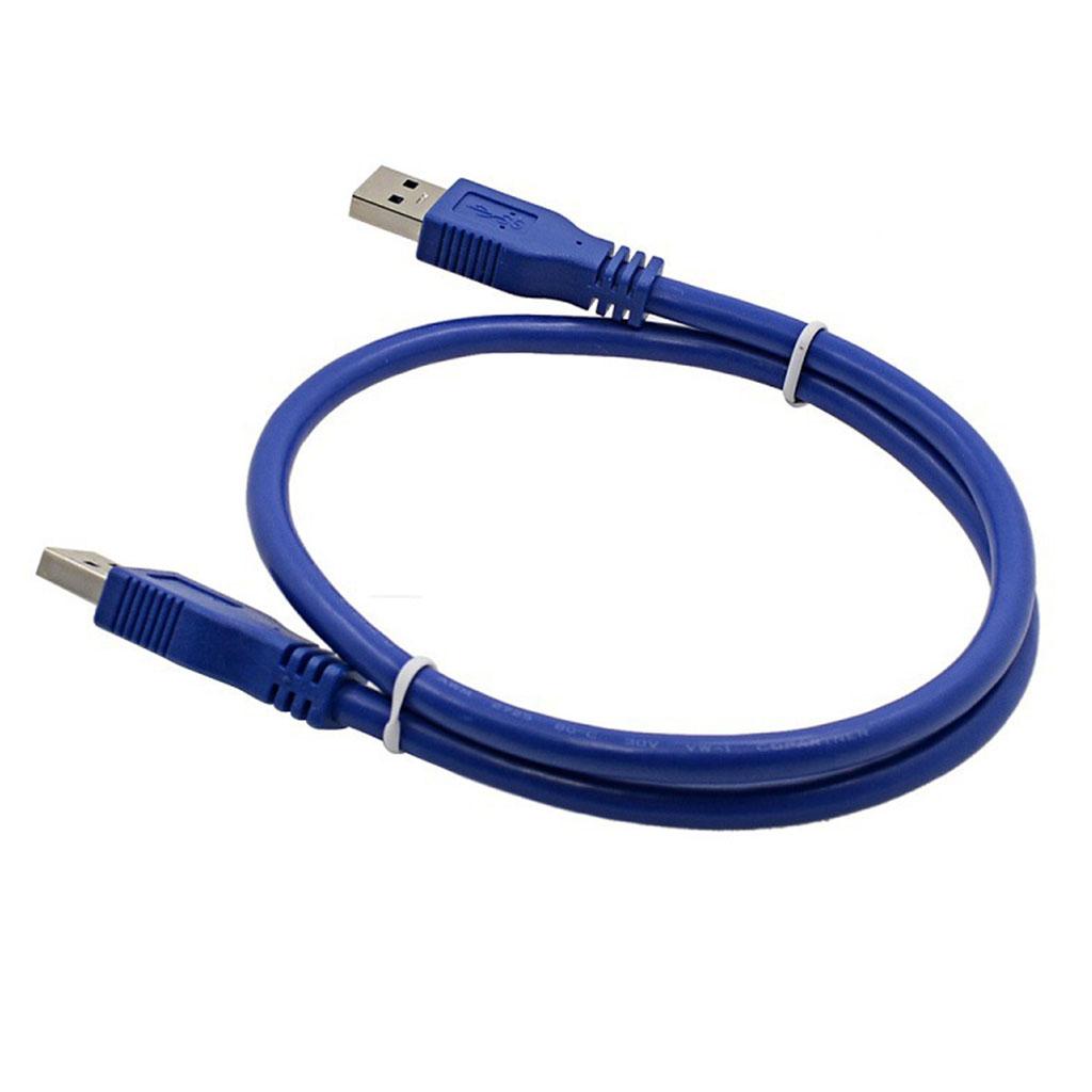 USB To USB Cable Double Male End USB Cord USB 3.0 Extension Cable For Hard Drive Enclosures DVD Player Laptop Monitor