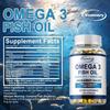 Premium Omega-3 fish oil capsules, rich in EPA 1200mg + DHA 900mg, promote brain, heart and eye health, and boost immunity.