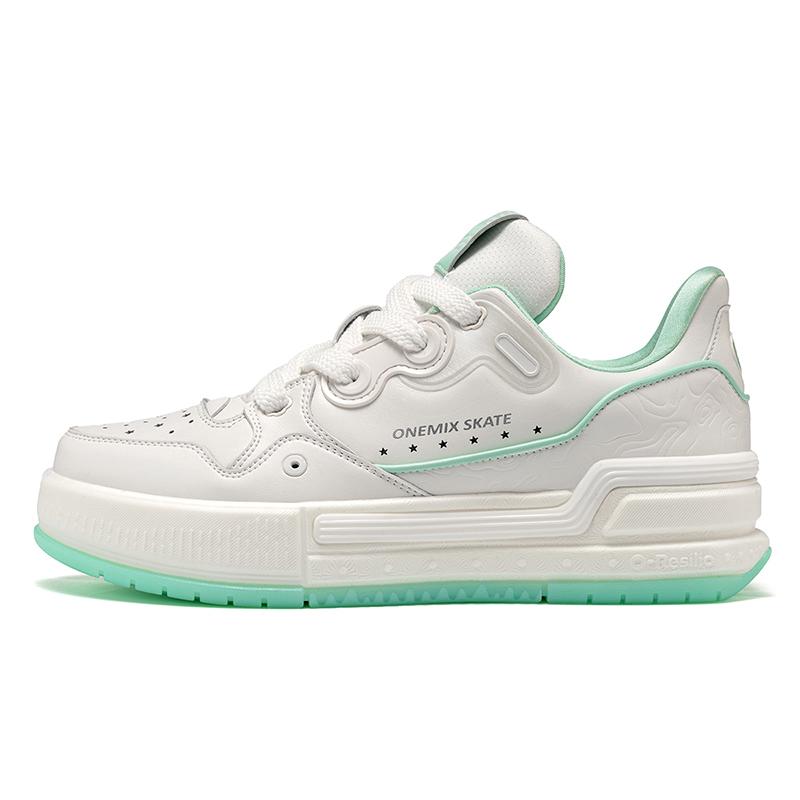 ONEMIX brettsko for menn og kvinner, pustende og støtdempende brødsko utendørs med tykk såle, allsidig og lett