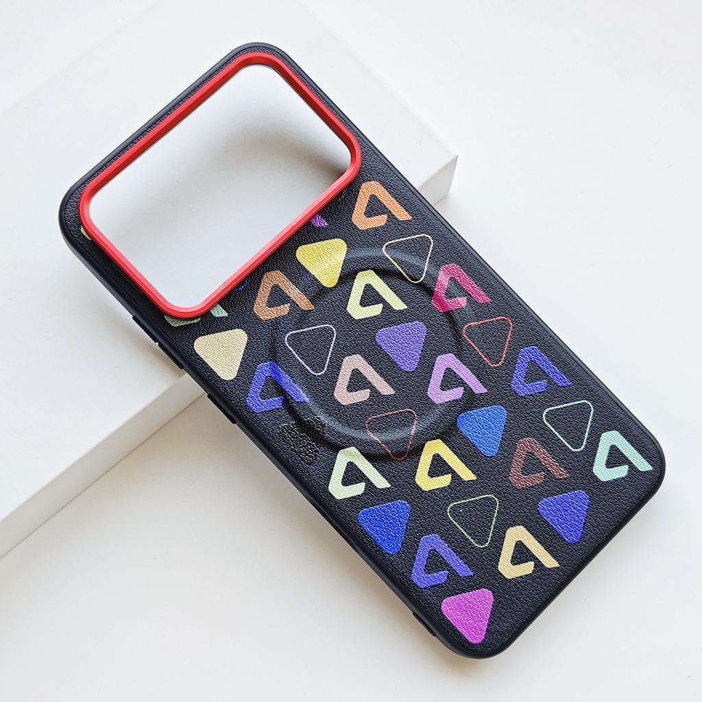 Funda a prueba de golpes mate magnética suave híbrida TPU+Cuero Vegano+Metal Trasero Anti-Huellas Dactilares para Honor Win y Honor Win RT