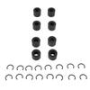 8pcs Replacement Spare Rubber Rollers for Maker for Maker 3 Prevents Slipping Mat Guide Spare Rubber Wheel with 16