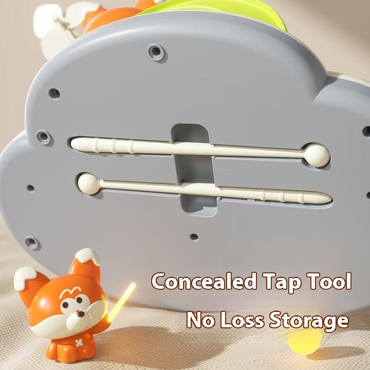 Vzdělávací hudba Hračka na klavír Osmitónový ruční klepací klavír Dětský hudební nástroj xylofon dva v jednom