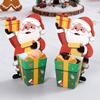 10PCS Cartoon Santa Xmas Tree Christmas Gift Boxes Party Decorative Boxes  Merry Christmas