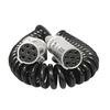 24V 7P N Type Spring Coil Truck Agricultural Vehicle Trailer Connection Cable Plug Socket