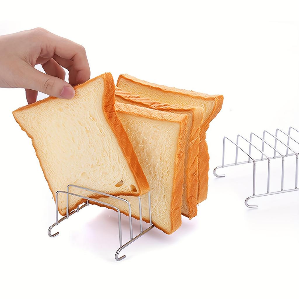Stainless Steel Fryer Accessories Bread Rack Toaster Stand Baking Grill For Home Kitchen