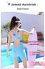 2026 New Girls' Quick-Dry Full Body Wetsuit for Swimming and Training – Customizable Competition Swimsuit