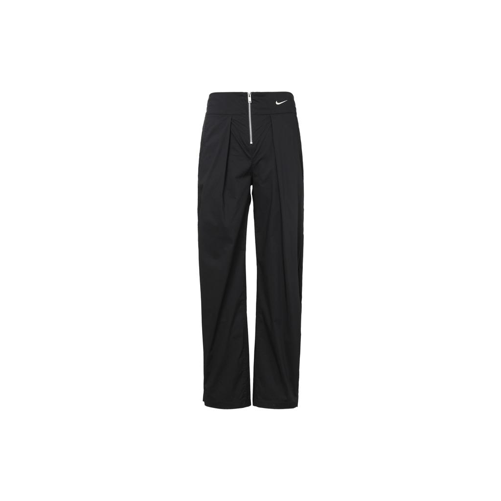Nike Sportswear Collection Solid Woven Wide Leg Casual Pants Women Bottoms Black FB8300-010