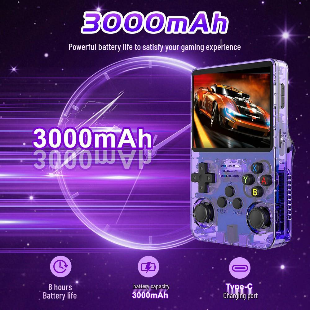 Cross R36SPS1 Handheld HD Retro Game Console with Large Screen