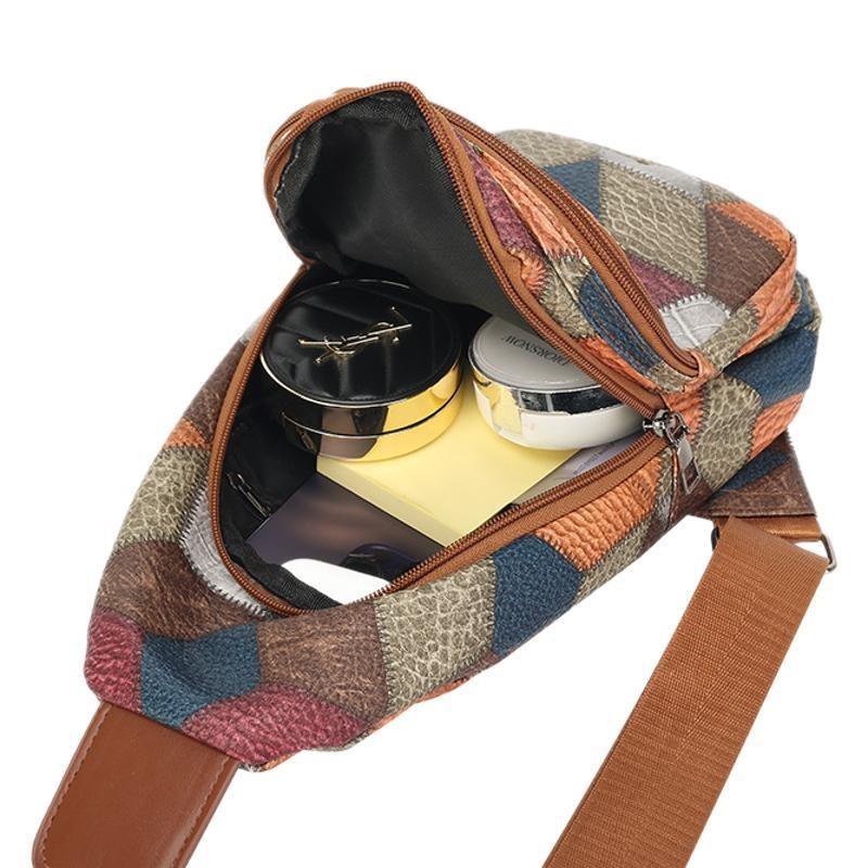 Breast bag women's new fashion chest bag versatile shoulder backpack stream casual messenger bag