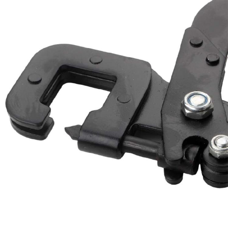 Heavy Steel Punching Plier Tool For Construction Professionals Featuring Slip Resistant Handle And Compacts Design