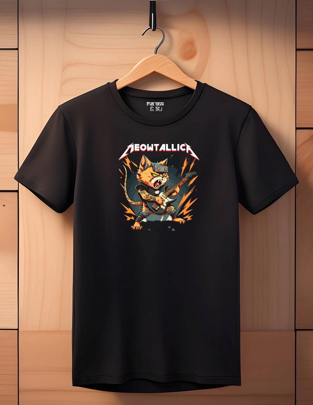 Metal Cat Funny Meowtallica T-shirt Metallica v2 2XL