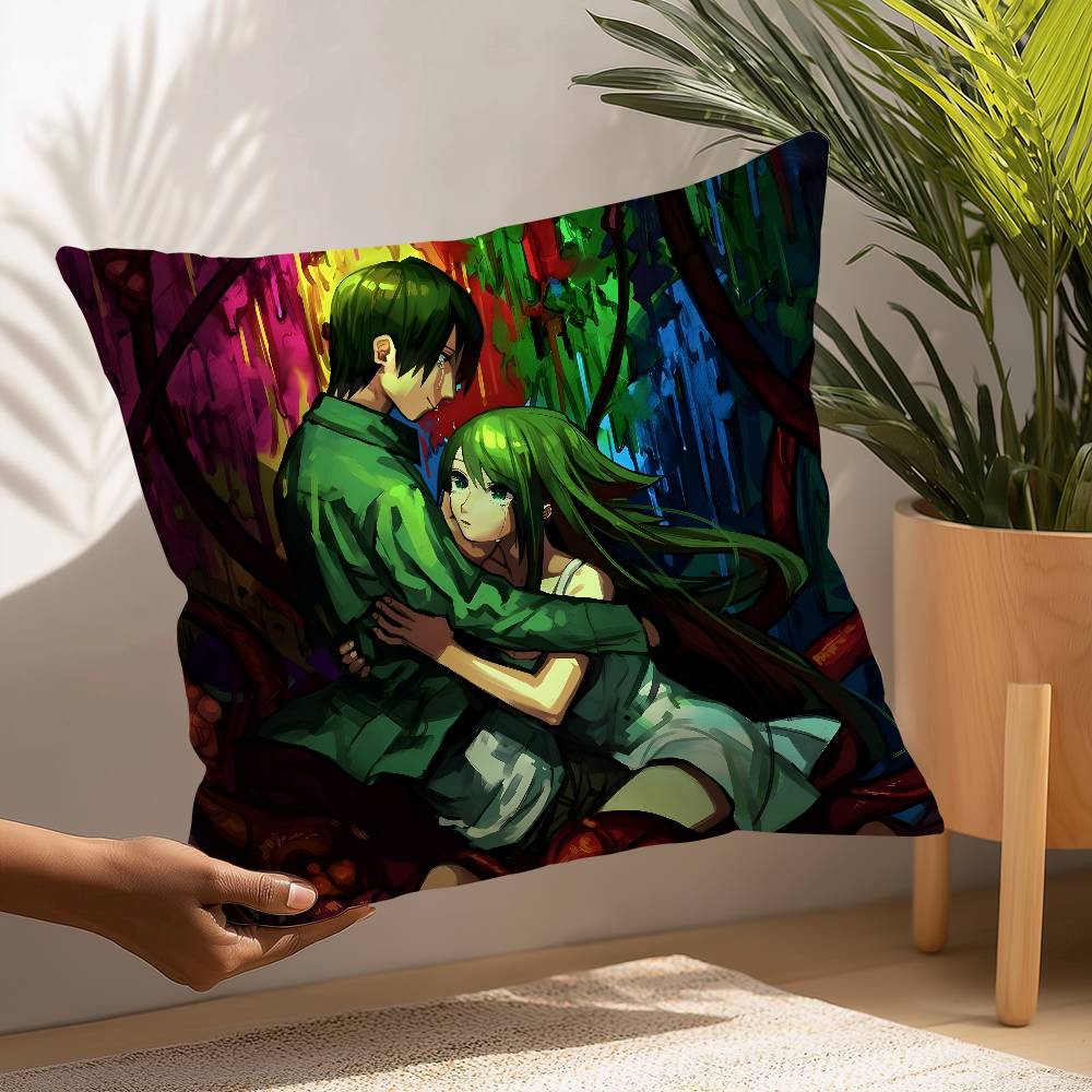 Saya No Uta The Song Of Saya Pillow Case Plush Fabric Soft Pillowcase Double Sided Print Cushion Cover Household Gifts