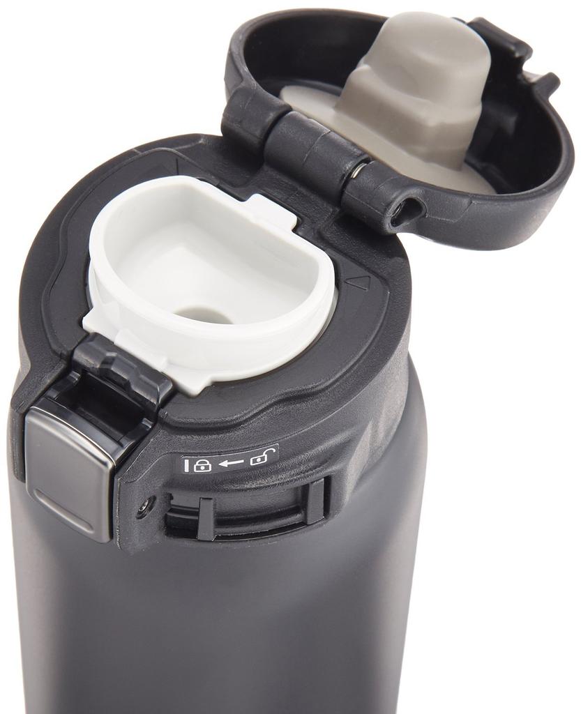 Zojirushi (ZOJIRUSHI) 600ml Stainless Steel Water Bottle, Black, Lightweight, SM-SA60-BA [Used]