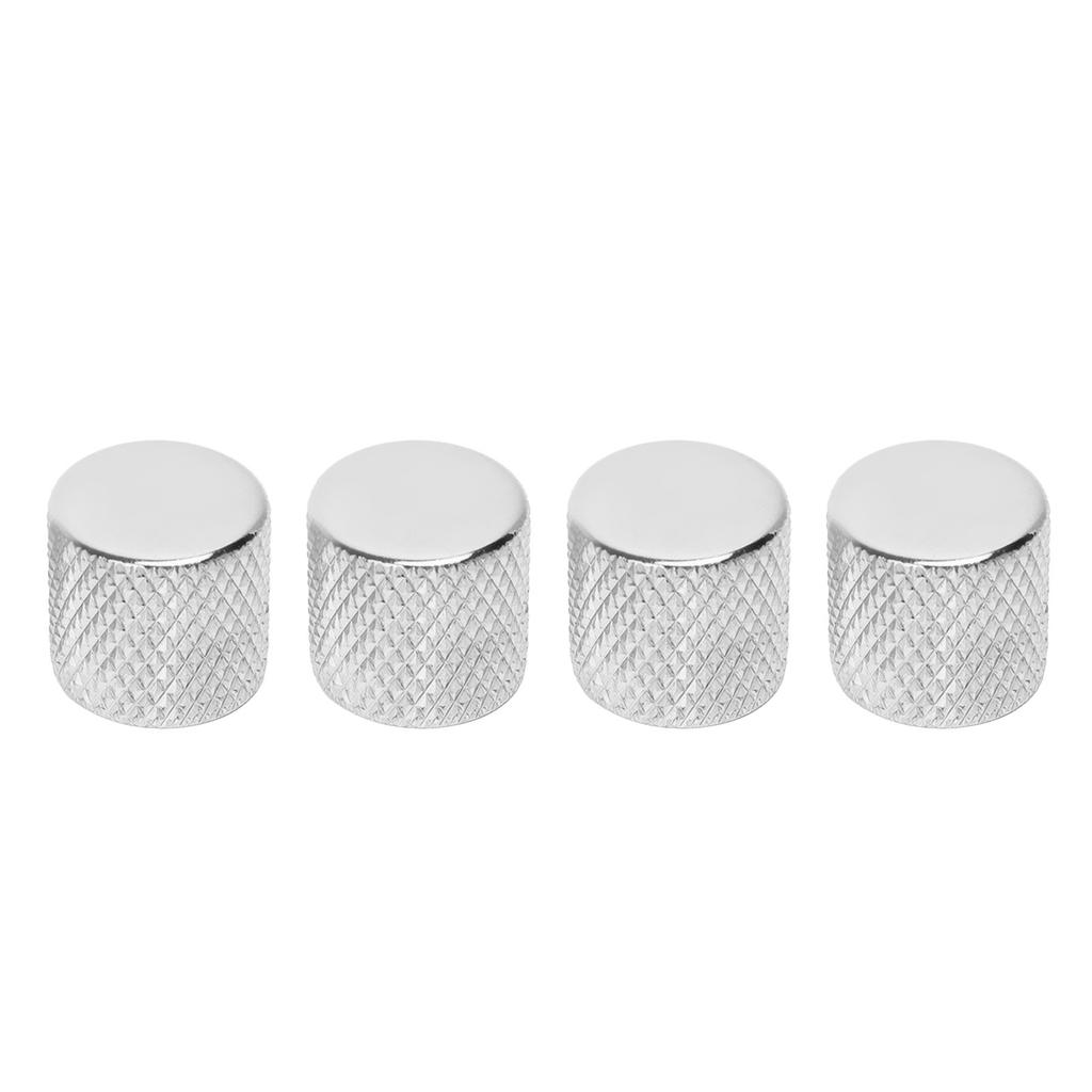 4Pcs Potentiometer Knob Wide Compatibility Strong Delicate Electric Guitar Control Knob