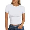 Fashion Queen Women's Short Sleeve T-Shirt Basic Summer Top