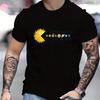 Summer Short-sleeved Printed Pattern Trendy Loose Round Neck Men's Short-sleeved T-shirt