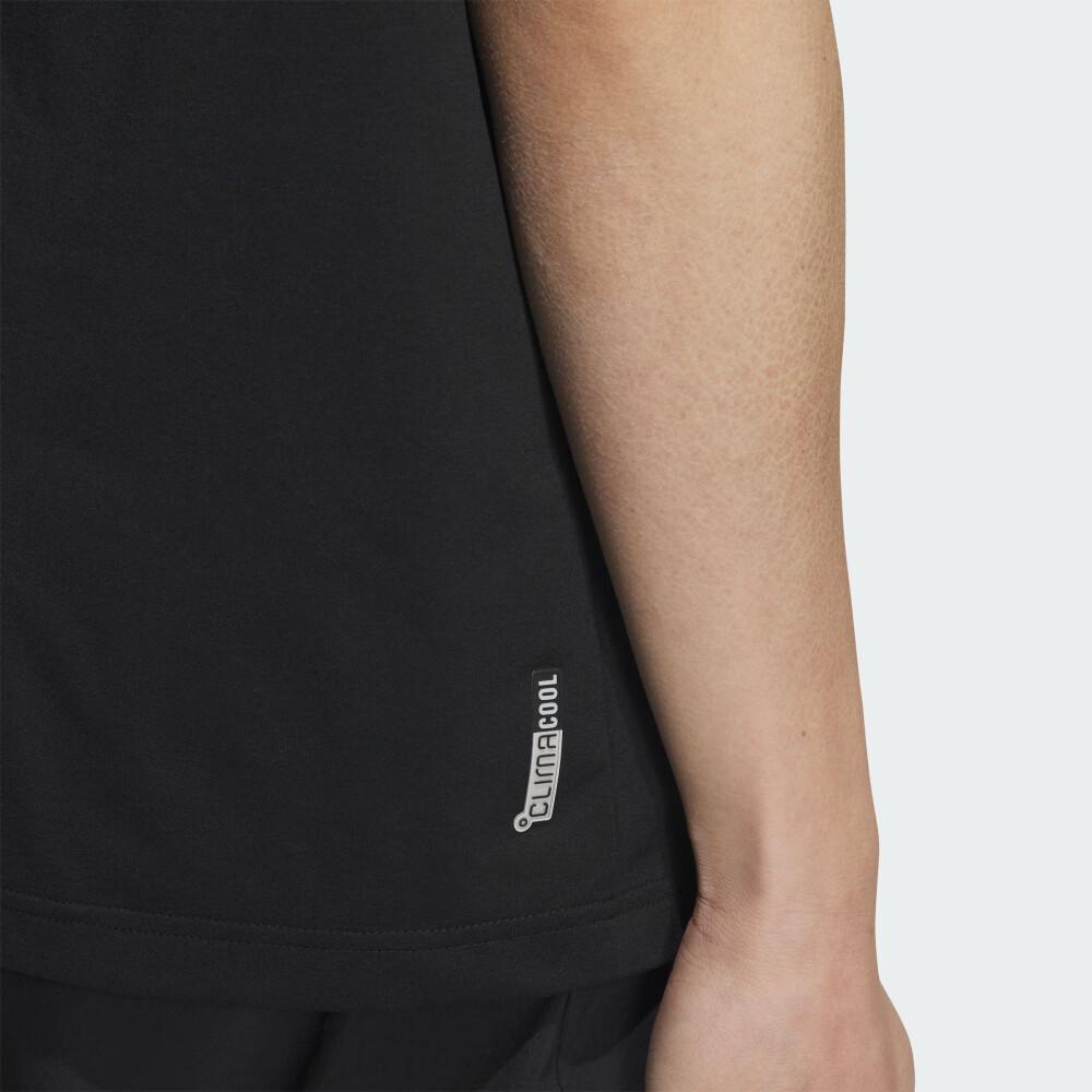 Adidas SS25 Quick-Dry Cool Comfort Stylish Soft Versatile Short Sleeve T-Shirt Men Tops Black KC3090