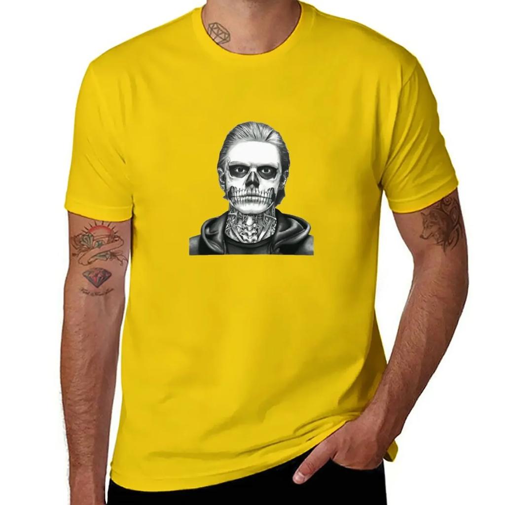 Tate Langdon AHS T-Shirt boys animal print plain workout shirts for men