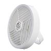 Camping Fan White 3 Speed USB Rechargeable Hanging Desk Fan with Stepless Dimmable Light for Tent Car Tree Branch
