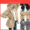 Accogliente Cappotto Invernale Fluffy da Donna Giacca in Pile e Pelliccia Felpe Orsacchiotto Materiale Morbido