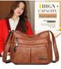 Women's 2025 Versatile PU Crossbody Bag: Fashionable, Multi-Pocket Shoulder Bag for Middle-Aged & Elderly Ladies