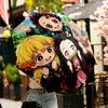 Parapluie Imprimé Demon Slayer Ouverture/Fermeture Automatique - Design Pliable Portable - Usage Quotidien pour Voyage/Extérieur - Cadeau d'Anniversaire