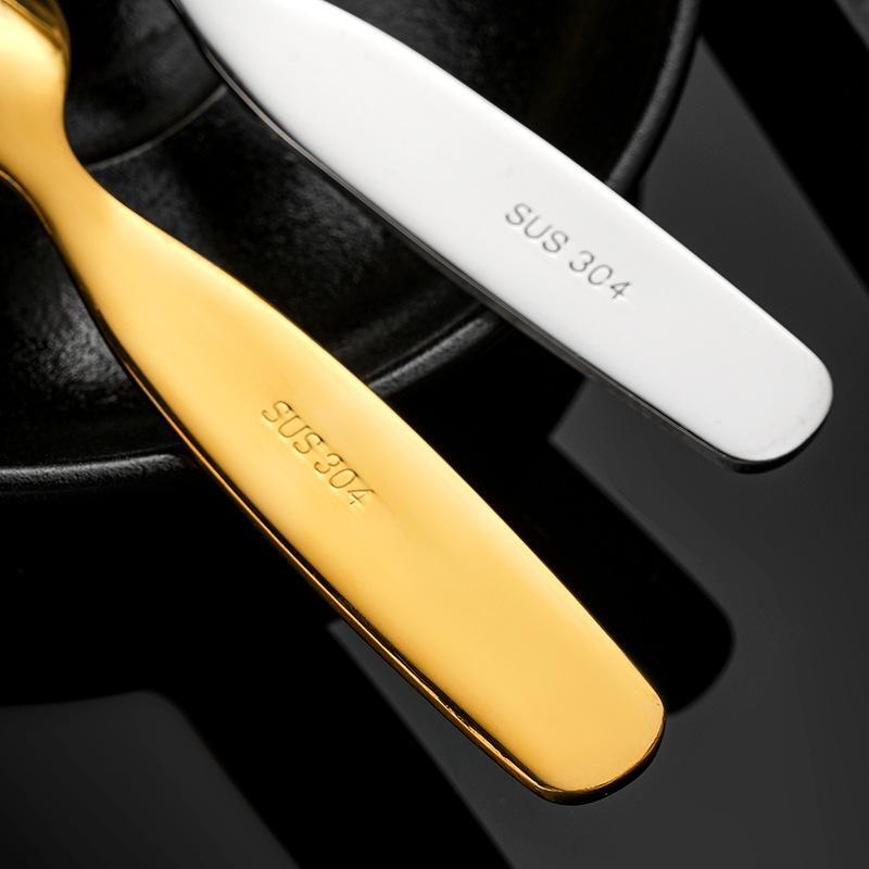 Short Handle Baby Spoon Fork Set BPA Free Stainless Steel Easy to Clean Ideal for Toddler Led Weaning Home Use