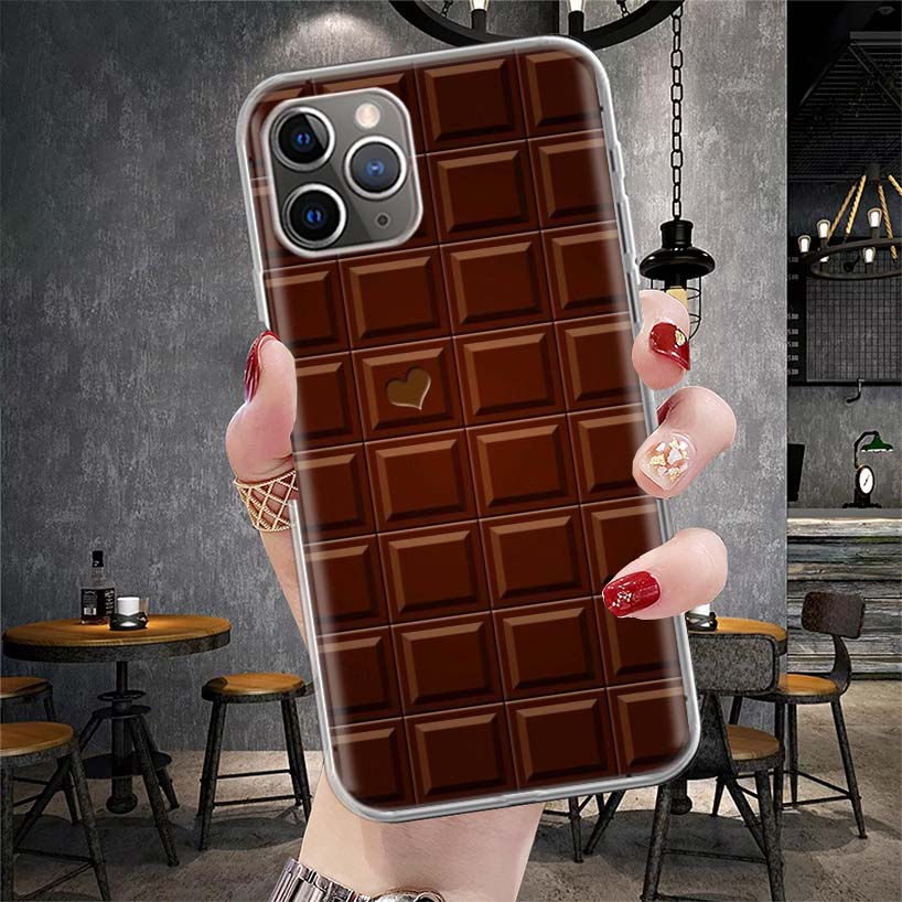 Chocolate Nutella Soft Phone Case For IPhone 11 17 Air 16E 16 Pro Max 15 + 14 Plus 13 Mini 12 Apple 7 SE 8 Fundas Coque 11 17 Ai